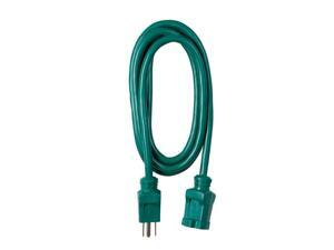 Monoprice 16/3 SJTW Green Outdoor Extension Cord - 6 Feet, Water Resistant, Flame Retardant, Ultra Flexible, Abrasion Resistant