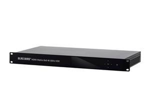 Monoprice Blackbird 4K HDMI Matrix, 8x8, HDR Support, 18G Bandwidth, 4K@60Hz, YCbCr 4:4:4, EDID, IR, RS-232, Coaxial, Audio Out, For Blu-ray Disc, DVD Players, Satellite, Cable Receivers Monoprice Blackbird 4K HDMI Matrix, 8x8, HDR Support, 18G Bandwidth, 4K@60Hz, YCbCr 4:4:4, EDID, IR, RS-232, Coaxial, Audio Out, For Blu-ray Disc, DVD Players, Satellite, Cable Receivers