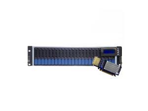 AccuSTOR JBOF AF224X4 - 2U 24-Bay All-Flash NVMe Diskless Enclosure with PCIe 3.0 x16 HBA - Support NVMe 2.5" SSD in