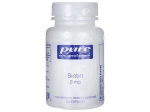 Pure Encapsulations, Biotin 8 mg 120 capsules