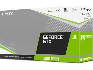 PNY GeForce GTX 1650 SUPER Single Fan - Graphics card - GF GTX 1650 SUPER - 4 GB GDDR6 - PCIe 3.0 x16 - DVI, HDMI, Displ PNY GeForce GTX 1650 SUPER Single Fan - Graphics card - GF GTX 1650 SUPER - 4 GB GDDR6 - PCIe 3.0 x16 - DVI, HDMI, Displ