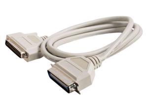 C2G Model 81481 16.40 ft. (5 M) DB25 Male to Centronics 36 Male Parallel Printer Cable M-M C2G Model 81481 16.40 ft. (5 M) DB25 Male to Centronics 36 Male Parallel Printer Cable M-M