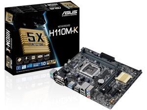 ASUS H110M-K (90MB0PH0-M0EAY0) LGA 1151 Intel H110 SATA 6Gb/s USB 3.0 Micro ATX Intel Motherboard ASUS H110M-K (90MB0PH0-M0EAY0) LGA 1151 Intel H110 SATA 6Gb/s USB 3.0 Micro ATX Intel Motherboard