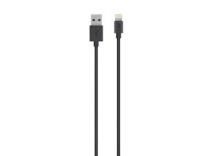 Belkin Lightning to USB ChargeSync Cable - Lightning/USB for iPad, iPod, iPod, Notebook - 6.56 ft - 1 Pack - 1 x Lightning Male Proprietary Connector - 1 x Type A Male USB - Black Belkin Lightning to USB ChargeSync Cable - Lightning/USB for iPad, iPod, iPod, Notebook - 6.56 ft - 1 Pack - 1 x Lightning Male Proprietary Connector - 1 x Type A Male USB - Black