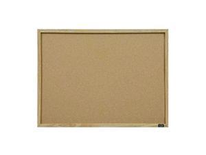 Quartet Cork Bulletin Board, 23-Inch x 35-Inch, Oak Finish Frame (35-380352)