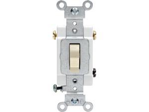Leviton CS315-2I Ivory Commercial Grade Three Way Toggle Light Switch 15A