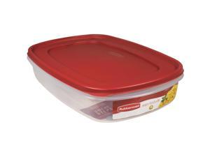 Rubbermaid 24 Cup Rectangle Easy Find Lid Food Storage Container  1777163