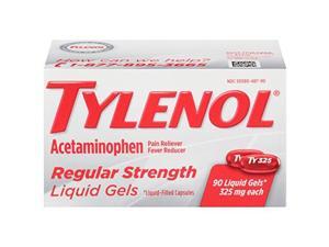 Tylenol Regular Strength Liquid Gels, 90 Count