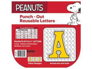 Eureka EU-845265 Peanuts 4 in. Touch Class Deco Letter