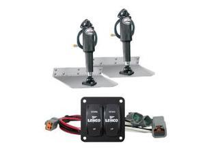 Lenco 9" x 12" Standard Trim Tab Kit w/Double Rocker Switch Lenco 9" x 12" Standard Trim Tab Kit w/Double Rocker Switch