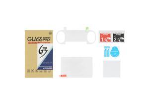 Front Screen Tempered Glass with Rear Plastic Film Protector for PS Vita 2000
