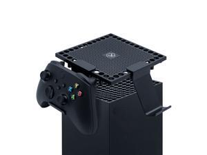 Dust Cover with Portable Controller Holder for Xbox Series X Console, Holder Stand Accessories for Xbox Series X Gaming Controller and Headsets Dust Cover with Portable Controller Holder for Xbox Series X Console, Holder Stand Accessories for Xbox Series X Gaming Controller and Headsets