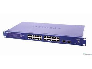 NetGear GS724T ProSafe 24 Port 10/100/1000Base-T Gigabit + 2 SFP Smart Switch NetGear GS724T ProSafe 24 Port 10/100/1000Base-T Gigabit + 2 SFP Smart Switch