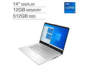 HP 14" Laptop - 11th Gen Intel Core i7-1165G7 - 1080p Notebook 14-dq2045cl 12GB Memory 512GB SSD HP 14" Laptop - 11th Gen Intel Core i7-1165G7 - 1080p Notebook 14-dq2045cl 12GB Memory 512GB SSD