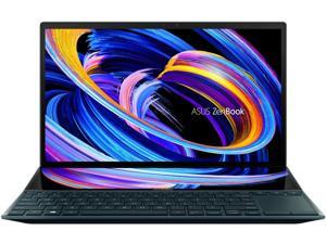 ASUS ZenBook Duo 14 UX482 14" FHD NanoEdge Touch Display, Core i7-1165G7, GeForce MX450, 16GB RAM, 1TB SSD, Innovative ScreenPad Plus, Windows 10 Pro, Celestial Blue, UX482EG-XS74T