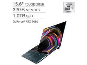ASUS 15.6" ZenBook Duo UX581LV Touchscreen Laptop - 10th Gen Intel Core i7-10750H - GeForce RTX 2060 -4K Ultra HD - Windows 10 Professional UX581LV-XS77T Notebook