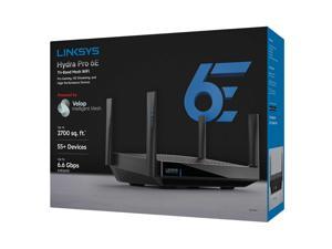 Linksys Hydra Pro 6E Tri-band Mesh WiFi AXE6600 Router
MR75WH
