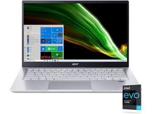 Acer Swift 3 Intel Evo Thin & Light Laptop 14.0" Full HD IPS Intel Core i7-1165G7 Intel Iris Xe Graphics 8GB LPDDR4X 512GB SSD Wi-Fi 6 Fingerprint Reader Back-lit KB SF314-511-7412