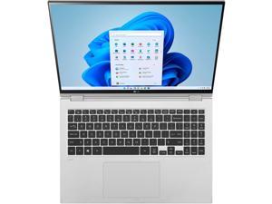 LG - gram 2-in-1 16” WQXGA Laptop – Intel Evo Platform Core i7 – 16GB RAM – 2TB NVMe Solid State Drive - Silver Notebook 16T90P-K.ADS9U1