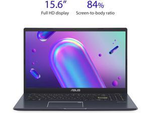 ASUS Laptop L510 Ultra Thin Laptop, 15.6 FHD Display, Intel Pentium Silver N5030 Processor, 4GB RAM, 128GB Storage, Windows 11 Home in S Mode, 1 Year Microsoft 365, Star Black, L510MA-DH21