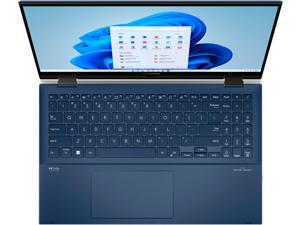 ASUS - Zenbook Flip 2-in-1 15.6" OLED Touch-Screen Laptop - Intel Evo - Core i7 - Intel Arc A370M - 16GB Memory - 1TB SSD - Azurite Blue Q539ZD-EVO.I71TBL Tablet Notebook