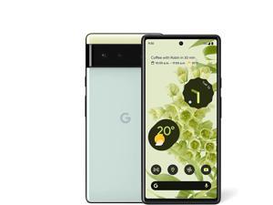 Google Pixel 6  5G Android Phone - Unlocked Smartphone with Wide and Ultrawide Lens - 256GB - Sorta Seafoam Cell Phone Smart
