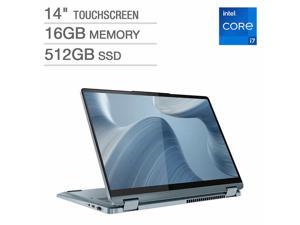 Lenovo Flex 7i Intel Evo Platform 14" 2-in-1 Touchscreen Laptop - 12th Gen Intel Core i7-1255U - Windows 11 Tablet Notebook 16GB RAM 512GB SSD