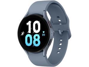 SAMSUNG Galaxy Watch 5 44mm Bluetooth Smartwatch w/Body, Health, Fitness and Sleep Tracker, Improved Battery, Sapphire Crystal Glass, Enhanced GPS Tracking, US Version, Blue