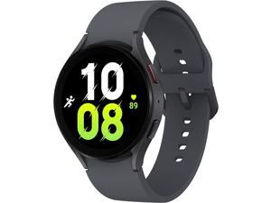 SAMSUNG Galaxy Watch 5 44mm Bluetooth Smartwatch w/Body, Health, Fitness and Sleep Tracker, Improved Battery, Sapphire Crystal Glass, Enhanced GPS Tracking, US Version, Gray