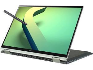 LG gram 2022 14T90Q 2in1 Tablet Laptop 14 1920 x 1200 IPS Display Intel Evo 12th Gen i7 1260P Processor 16GB LPDDR5 1TB NVMe SSD FHD Webcam WiFi 6E Thunderbolt 4 Windows 11 Green