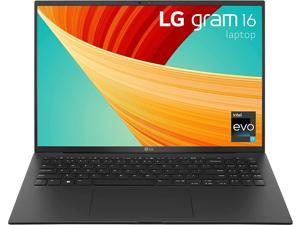 LG gram 16 Lightweight Laptop Intel 13th Gen Core i7 Evo Platform Windows 11 Home 32GB RAM 2TB SSD Black