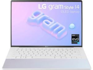 LG gram Style 14 OLED Laptop Intel 13th Gen Core i7 Evo Platform Windows 11 Home 32GB RAM 1TB SSD Dynamic White 14Z90RSKADW9U1