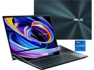 ASUS ZenBook Pro Duo 15 UX582 Laptop 156 OLED 4K Touch Display i712700H 16GB 1TB GeForce RTX 3060 ScreenPad Plus Windows 11 Home Celestial Blue UX582ZMAS76T