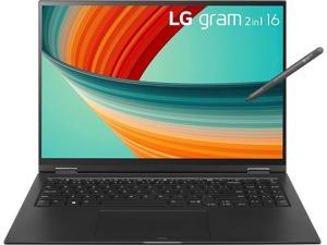 LG gram 16 2in1 Lightweight Laptop Intel 13th Gen Core i7 Evo Platform Windows 11 Home 16GB RAM 512GB SSD Black