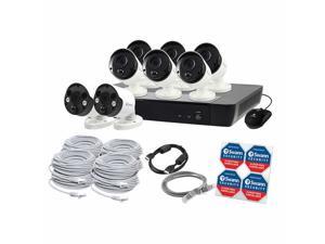 Swann 16-Channel 4K Ultra HD NVR Security System with 3TB HDD, 6 4K Bullet IP Cameras and 2 4K Bullet IP Cameras CONV16-85806B2FB-US Surveillance