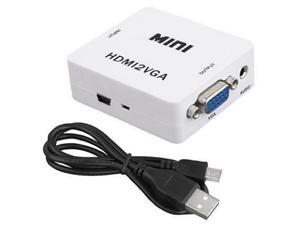 1080P Mini HDMI Input to VGA + 3.5mm Audio Video Output Converter for PS3 XBOX360 Blue-ray DVD HD Set-top Boxes PC Laptop to HDTV Projector 1080P Mini HDMI Input to VGA + 3.5mm Audio Video Output Converter for PS3 XBOX360 Blue-ray DVD HD Set-top Boxes PC Laptop to HDTV Projector