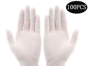100PCS Multifunctional Disposable Professional Gloves Medical Exam Gloves Powder-Free Kitchen Food Safety Cleaner (50 Pairs) XL, white 100PCS Multifunctional Disposable Professional Gloves Medical Exam Gloves Powder-Free Kitchen Food Safety Cleaner (50 Pairs) XL, white