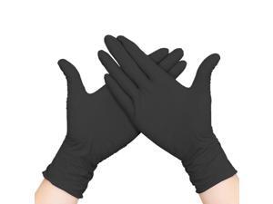100PCS Multifunctional Disposable Professional Gloves Medical Exam Gloves Powder-Free Kitchen Food Safety Cleaner (50 Pairs) Small size, Black 100PCS Multifunctional Disposable Professional Gloves Medical Exam Gloves Powder-Free Kitchen Food Safety Cleaner (50 Pairs) Small size, Black