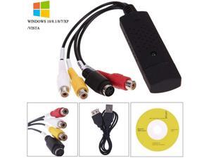 USB 2.0 Audio Video Converter, VHS to DVD Converter Capture Card Adapter Can Digitize Video from Any Analog Source (Including VCR, VHS, DVD), Suitable For Windows 7 8 USB 2.0 Audio Video Converter, VHS to DVD Converter Capture Card Adapter Can Digitize Video from Any Analog Source (Including VCR, VHS, DVD), Suitable For Windows 7 8