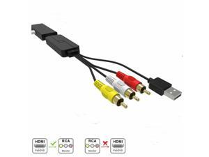 HDMI female 1080p to 3 RCA male video and audio converter cable adapter for TV stick HDMI female 1080p to 3 RCA male video and audio converter cable adapter for TV stick