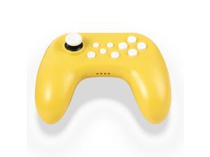 Wireless controller, 3D joystick wireless gamepad compatible with Nintendo Switch/Switch Lite, ergonomic Joycon handle, Joy Con remote control with light touch and non-slip design-Yellow Wireless controller, 3D joystick wireless gamepad compatible with Nintendo Switch/Switch Lite, ergonomic Joycon handle, Joy Con remote control with light touch and non-slip design-Yellow