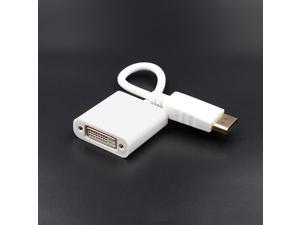 DisplayPort to DVI DVI-D one-way adapter, Display Port to DVI converter, Full HD 1080P, male and female compatible with Lenovo, Dell, HP and other brands,White DisplayPort to DVI DVI-D one-way adapter, Display Port to DVI converter, Full HD 1080P, male and female compatible with Lenovo, Dell, HP and other brands,White