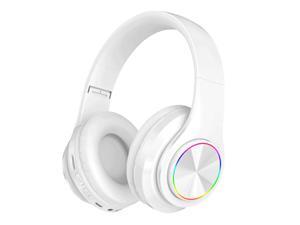 Wireless Bluetooth Headset, Folding Gaming Headphone with Built-In Noise Reduction Microphone, Support TF Card, HiFi Stereo Headset with 3.5MM Cable, For IOS/Android, Tablet, Computer, Laptop (White) Wireless Bluetooth Headset, Folding Gaming Headphone with Built-In Noise Reduction Microphone, Support TF Card, HiFi Stereo Headset with 3.5MM Cable, For IOS/Android, Tablet, Computer, Laptop (White)