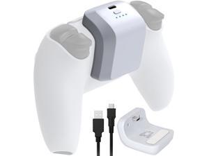PS5 Controller Battery Pack, 1500mAh Rechargeable Battery Power Bank Kit with USB Type C Charging Cable & Power Indicator Light for Sony Playstation 5 Dualsense Controller (White) PS5 Controller Battery Pack, 1500mAh Rechargeable Battery Power Bank Kit with USB Type C Charging Cable & Power Indicator Light for Sony Playstation 5 Dualsense Controller (White)