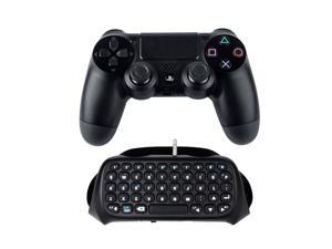 PS4 Controller Keyboard Wireless Bluetooth Keypad Mini Chatpad Rechargeable Online Gaming Live Chat Message Gamepad Keyboard with BuiltIn Speaker  35MM Audio Jack for Playstation 4 Dualshock