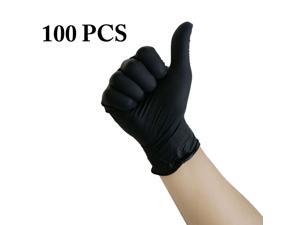 100PCS Multifunctional Disposable Professional Gloves Medical Exam Gloves Powder-Free Kitchen Food Safety Cleaner (50 Pairs) Medium Size, Black 100PCS Multifunctional Disposable Professional Gloves Medical Exam Gloves Powder-Free Kitchen Food Safety Cleaner (50 Pairs) Medium Size, Black