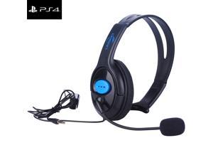 PS5 PS4 Unilateral Headset,  3.5mm Wired Online Gaming One Ear Headphone with Microphone for Sony Playstation 5 4, PS4 Pro PS4 Slim Controller, Nintendo Switch, Laptop, Smartphone, Office Business