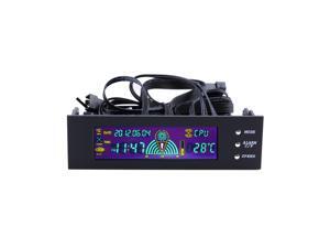 5.25 inch PC Fan Speed Controller Temperature Display LCD Front Panel 5.25 inch PC Fan Speed Controller Temperature Display LCD Front Panel