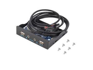3.5'' 2-USB 2.0 Port HUB + HD Audio Output Floppy Drive Expansion Front Panel 3.5'' 2-USB 2.0 Port HUB + HD Audio Output Floppy Drive Expansion Front Panel