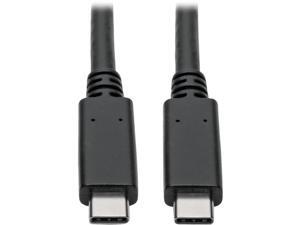 TRIPP LITE U420-C03-G2-5A USB-C TO USB-C CABLE (M/M) - 3.1, 10 GBPS, 5A RATING, USB-IF CERTIFIED, THUNDERB TRIPP LITE U420-C03-G2-5A USB-C TO USB-C CABLE (M/M) - 3.1, 10 GBPS, 5A RATING, USB-IF CERTIFIED, THUNDERB